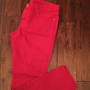 Red Skinny Jeans